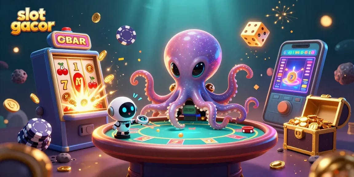 Experience thrilling gameplay with slot gacor showcasing colorful slot symbols and an exciting jackpot!
