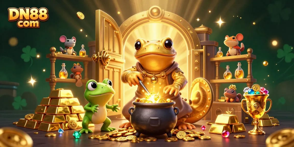 Engage with thrilling gaming experiences at DN88 com featuring magical gold-rich scene
