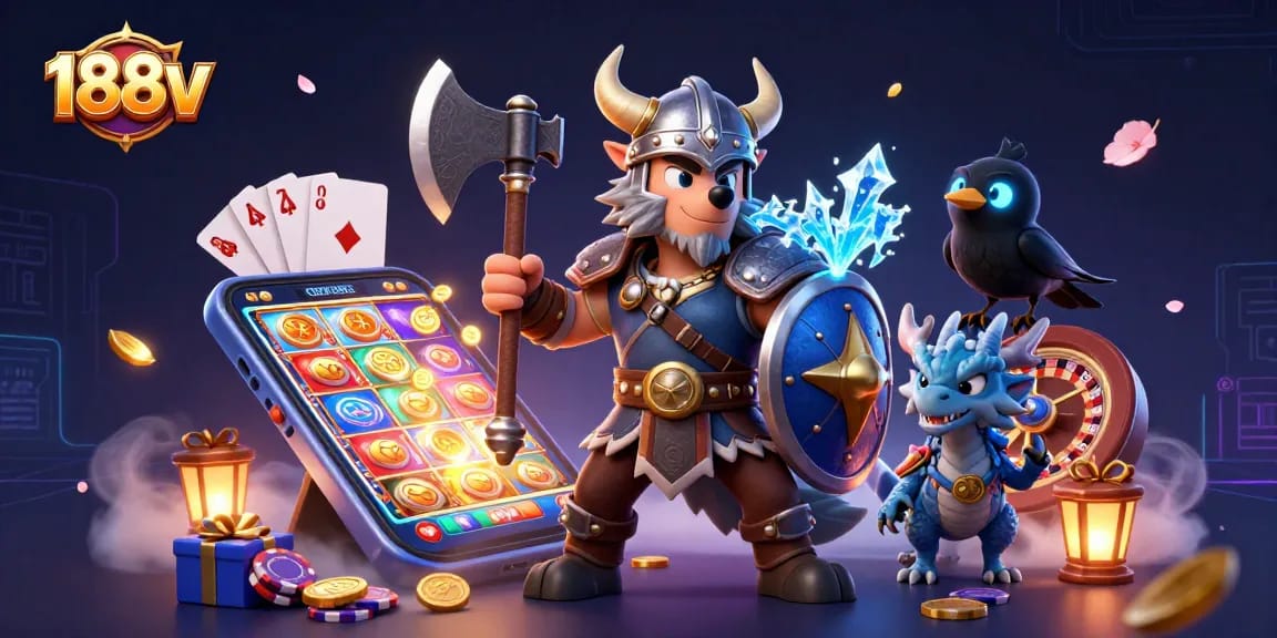 Engage with thrilling slots as 188v offers colorful spinning reels and energetic gameplay