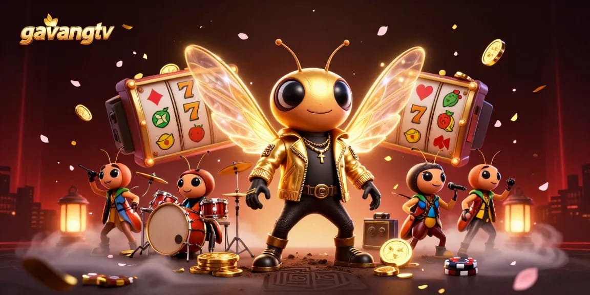 Experience thrills at GavangTV with vibrant casino-themed characters in action.