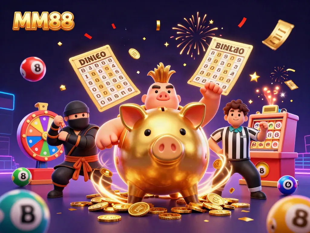 Engage with MM88's vibrant gaming universe featuring dynamic characters and exciting elements.