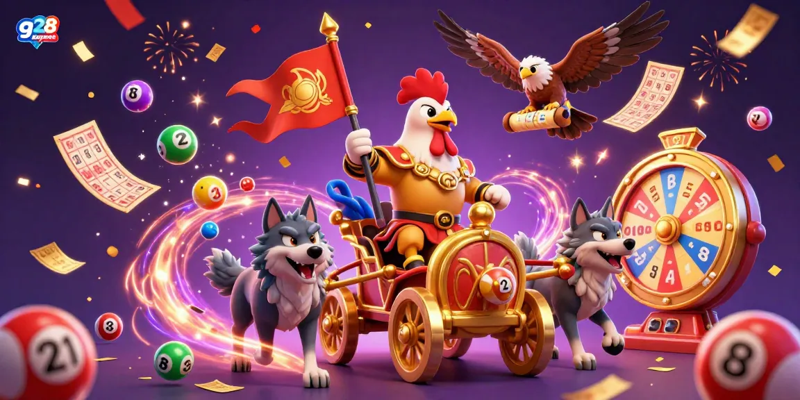 Experience the excitement of the g28 homepage with a vibrant and dynamic casino-themed illustration.