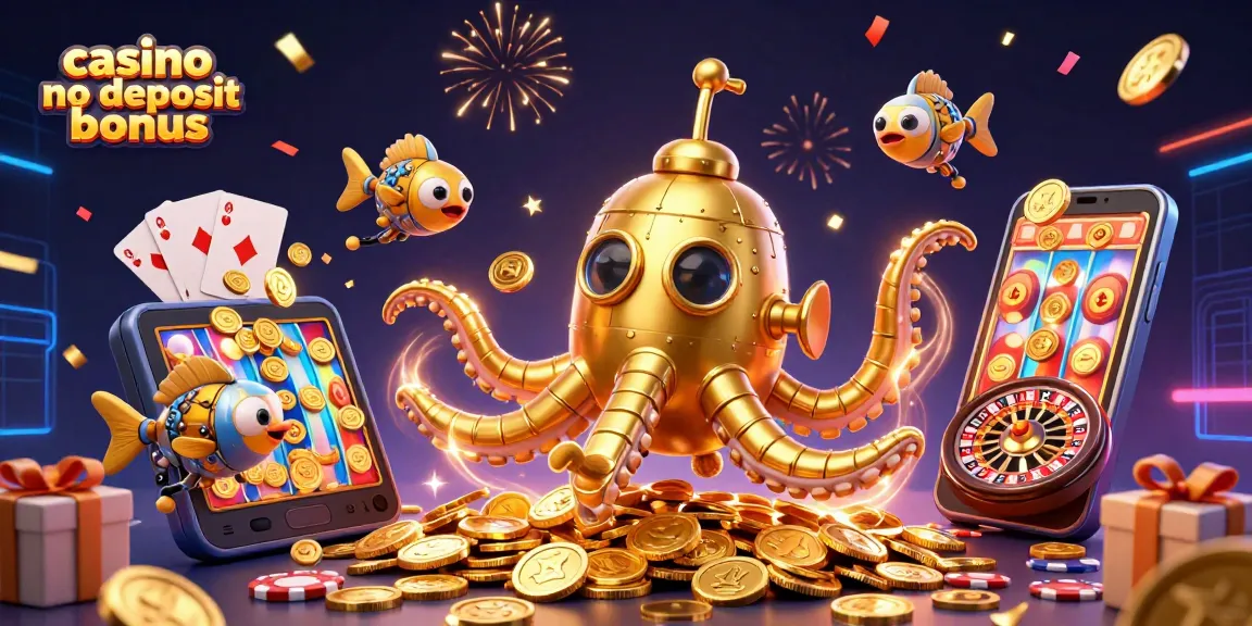 Experience thrill and fun with casino no deposit bonus offers, diving into games surrounded by lively elements.