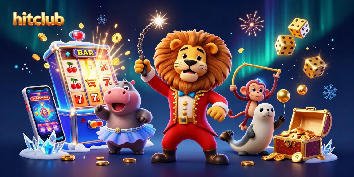 Experience the thrill of hitclub with vibrant characters and dynamic casino elements in 3D.